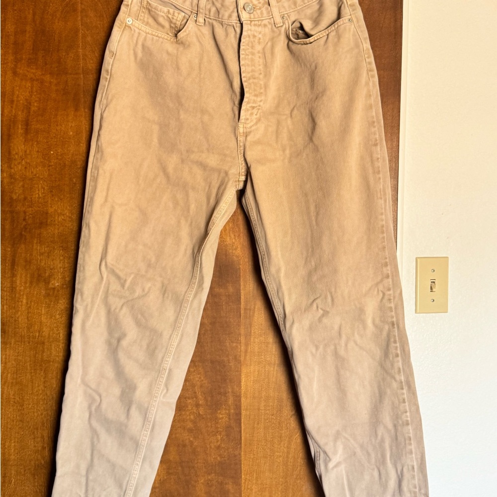 Urban Outfitters Tan High Rise Women's Mom Jeans